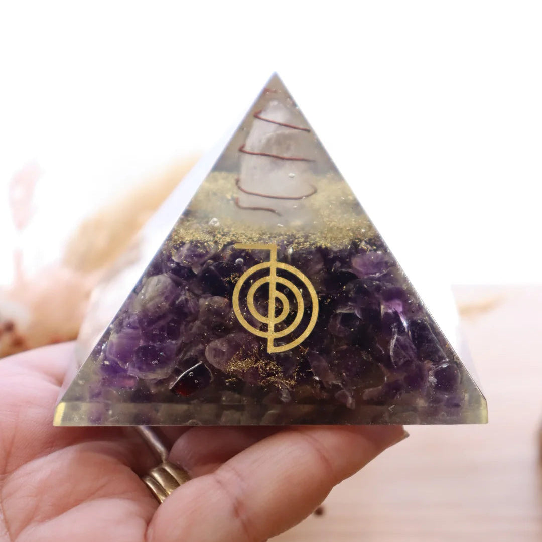 Amethyst pyramid
