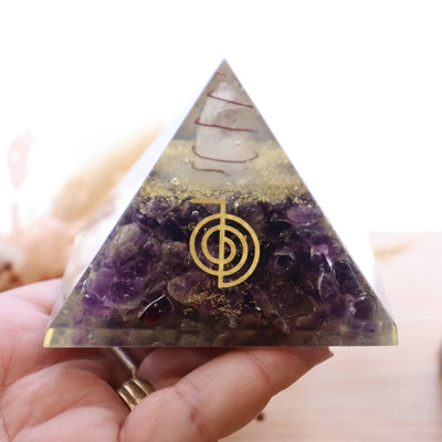 Amethyst pyramid