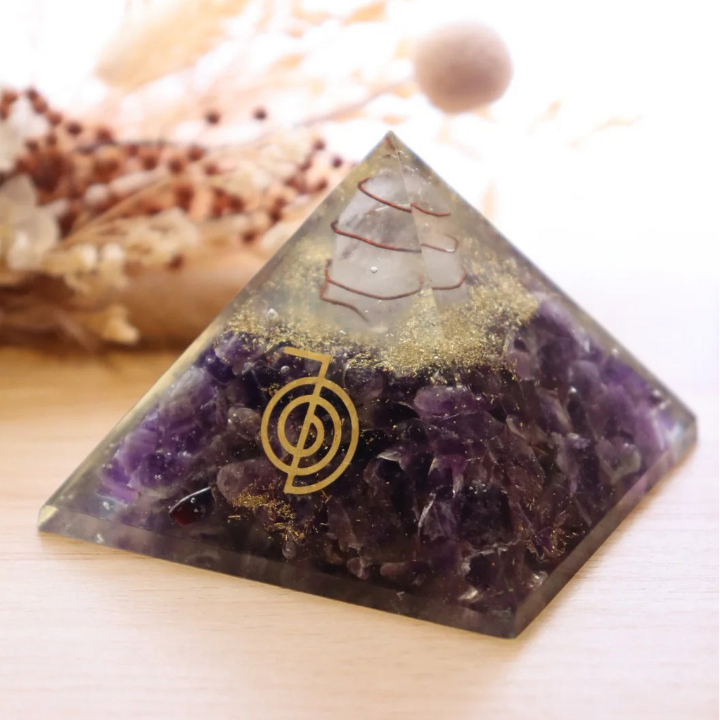 Amethyst pyramid