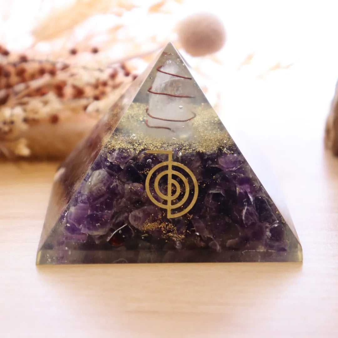 Amethyst pyramid