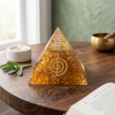 Citrine pyramid